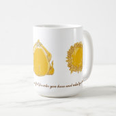 Glückliche Danksager und die Türkei dankbare Tasse (VorderseiteRechts)