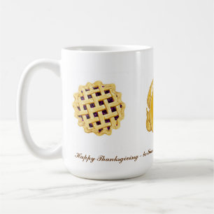 Glückliche Danksager und die Türkei dankbare Tasse
