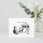 Glückliche Danksagkarte, Postkarte (Stehend Vorderseite)