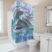 Glückliche Delphine Duschvorhang (Beispiel)