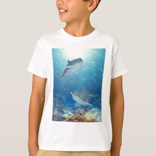 glückliche Delphine T-Shirt