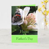 Glückliche der Vatertags-Karte Karte (Gelbe Blume)