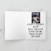 GLÜCKLICHE DER VATERTAGS-KARTE KARTE (Innenseite)