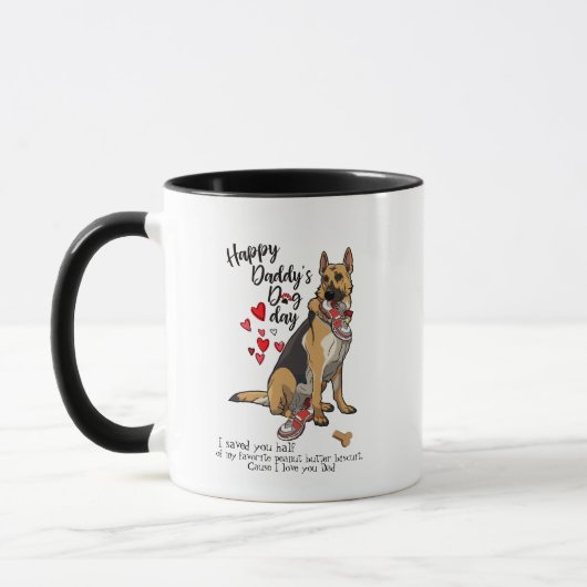 Glückliche der Vatertags-Tasse von Ihrem Tasse (Links)