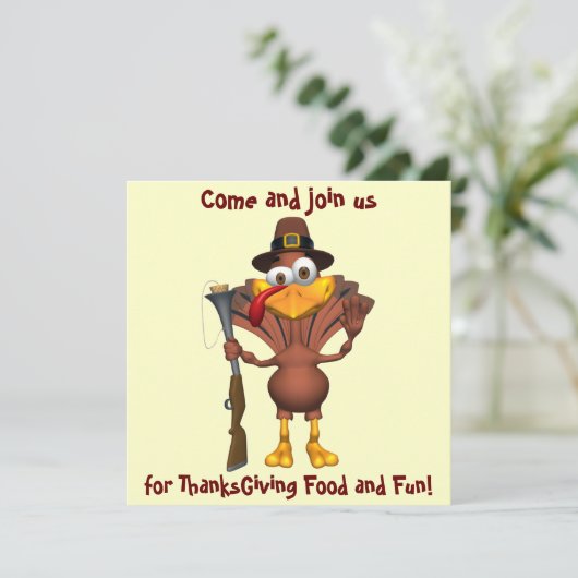 Glückliche die einladung (Stehend Vorderseite)