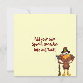 Glückliche die einladung (Rückseite)