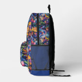 Glückliche Dinosaurier  Bedruckter Rucksack (Rechts)