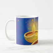 Glückliche Diwali aufschlussreiche Kerzen Kaffeetasse (Links)