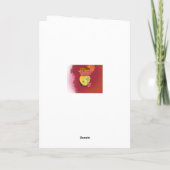 Glückliche Diwali Faltkarte Karte (Rückseite)