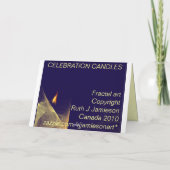 Glückliche Diwali Grußkarte Karte (Rückseite)