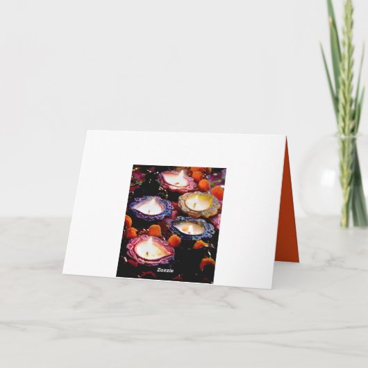 Glückliche Diwali Karte (Rückseite)