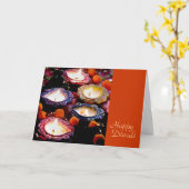 Glückliche Diwali Karte (Gelbe Blume)