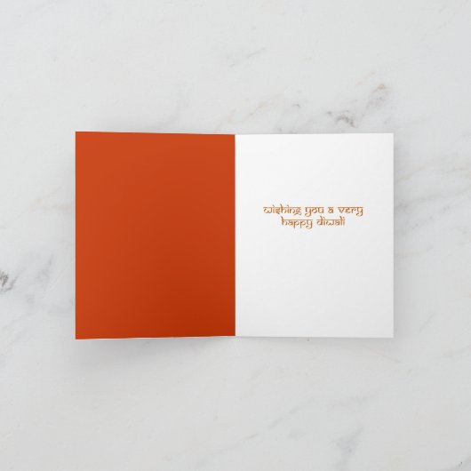 Glückliche Diwali Karte (Innenseite)
