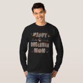 Glückliche Dobermann-Mama T-Shirt (Vorne ganz)