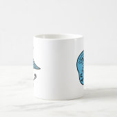 Glückliche Drossel Kaffeetasse (Mittel)