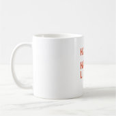 Glückliche Ehefrau, glückliches Leben - Funny Ehe  Kaffeetasse (Links)