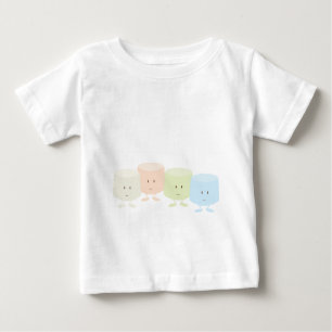Glückliche Eibische stehend zusammen Baby T-shirt