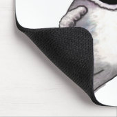 Glückliche Eichhörnchen-Cartoon-Zeichnung Mousepad (Ecke)