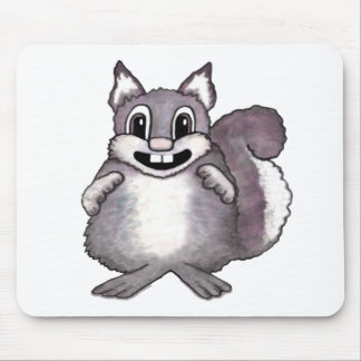 Glückliche Eichhörnchen-Cartoon-Zeichnung  Mousepad