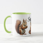 Glückliche Eichhörnchen Tasse (Links)
