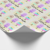 glückliche eid-Leckereien Geschenkpapier (Ecke)