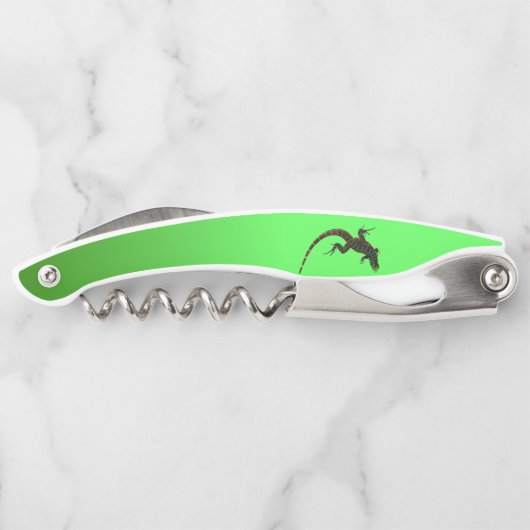 Glückliche Eidechse Kellnermesser (Rückseite)