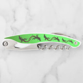 Glückliche Eidechse Kellnermesser (Vorderseite)