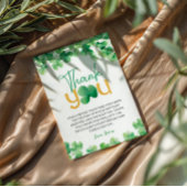 Glückliche ein Kleeblatt Geburtstag Danke Karte