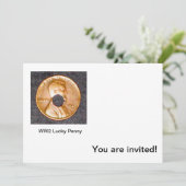 Glückliche Einladung des Penny-WW2 (Stehend Vorderseite)