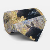 Glückliche Elche Krawatte (Gerollt)