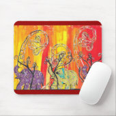 Glückliche Elefant-Parade Mousepad (Mit Mouse)
