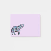 Glückliche Elefant Posten-it® Anmerkungen Post-it Klebezettel (Vorderseite)