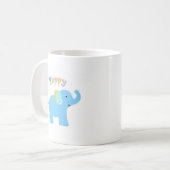 Glückliche Elefant-Tasse Kaffeetasse (Vorderseite Links)