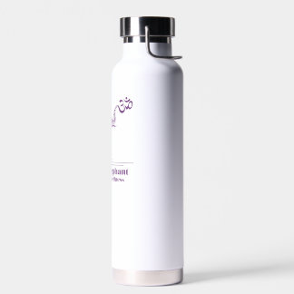 Glückliche Elefantenisolierte Wasserflasche Trinkflasche