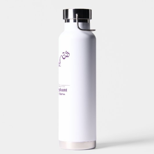 Glückliche Elefantenisolierte Wasserflasche Trinkflasche (Links)