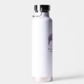 Glückliche Elefantenisolierte Wasserflasche Trinkflasche (Rechts)