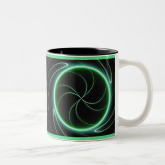 Glückliche Energie-Tasse Zweifarbige Tasse