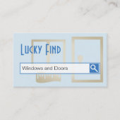 "Glückliche Entdeckung" Windows und Visitenkarte (Vorderseite)