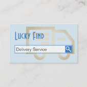 "Glückliche Entdeckungs-" Visitenkarte (Vorderseite)