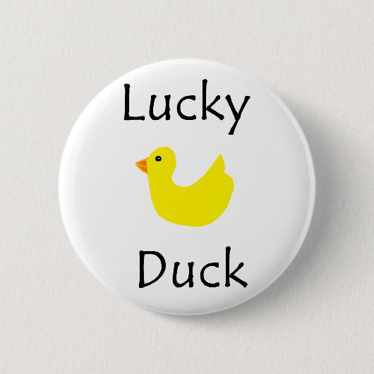 Glückliche Ente Button (Vorderseite)