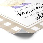 Glückliche Ente - Helfen Sie der geschäftigen Mama Poster (Ecke)