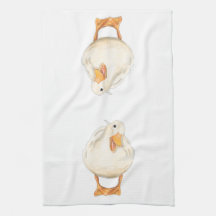 Glückliche Ente, Süßes Tier, Original Kunst, Aquar