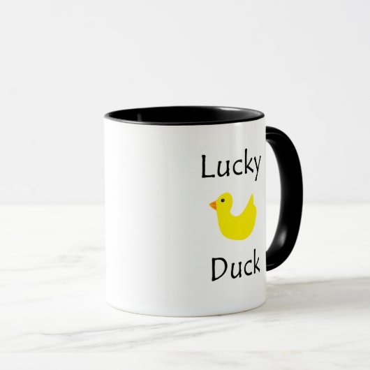Glückliche Ente Tasse (VorderseiteRechts)