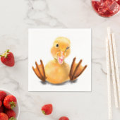 Glückliche Enten Servietten (Beispiel)