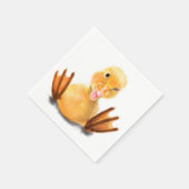 Glückliche Enten Servietten (Ecke)