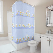 Glückliche Entlein Duschvorhang (Beispiel)