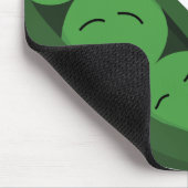 Glückliche Erbsen Mousepad (Ecke)