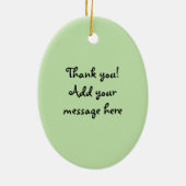 Glückliche Erdbeere Keramikornament (Hinten)