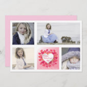Glückliche Erinnerungen Foto Valentinstag Karte (Vorne/Hinten)