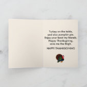 Glückliche Erntedank Westie Karte (Innenseite)